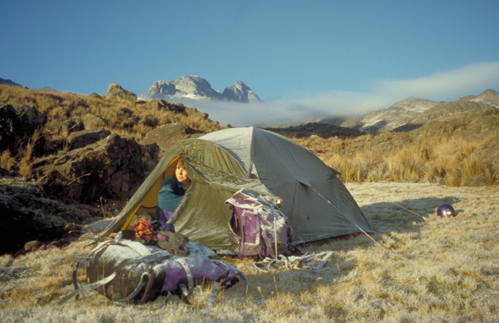 Llongote from a camp to the north.