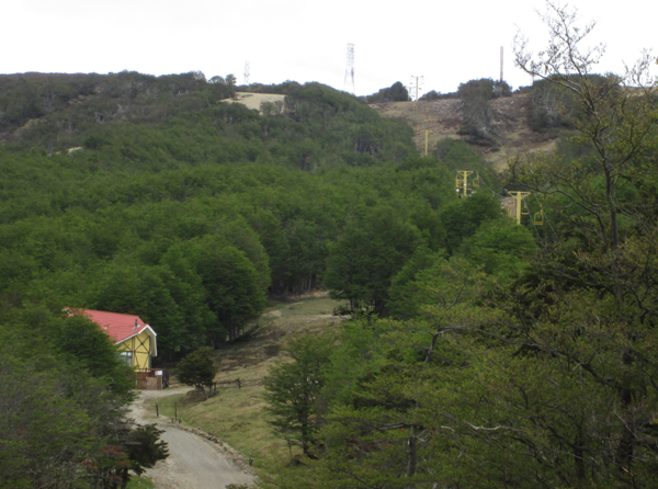 Ski area at Cerro Mirador near Punta Arenas. 