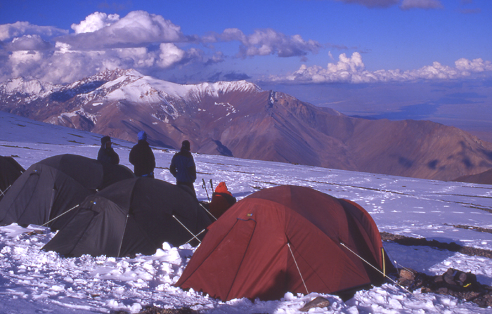  The high camp at La Ollada.