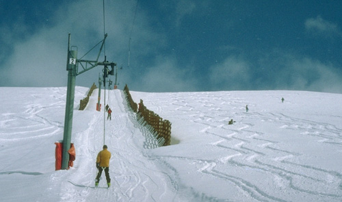 Skiing and Snowboarding at Valle Nevado, Chile, South America