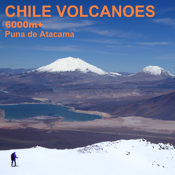 6000m peaks in the Chilean Atacama. 