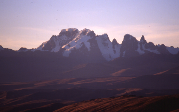  Allincapac (Schio) from the south at sunset. 