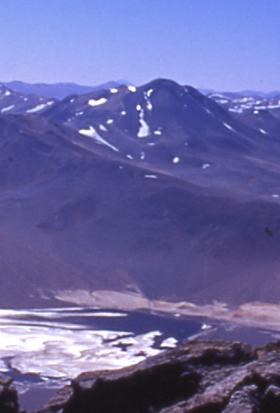 del Toro from the summit of Pena Blanca in Chile. 