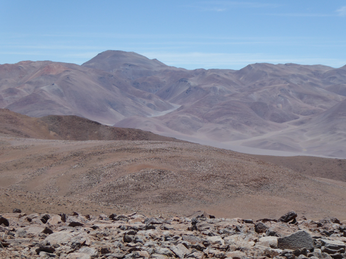 Galan volcano from the southwest. 