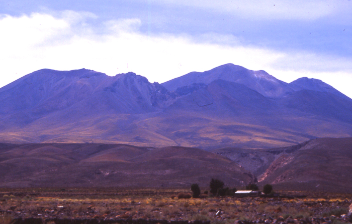 Lejia is in the distance from the road into Socaire.