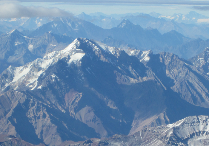 An aerial view of Polleras from teh north. 