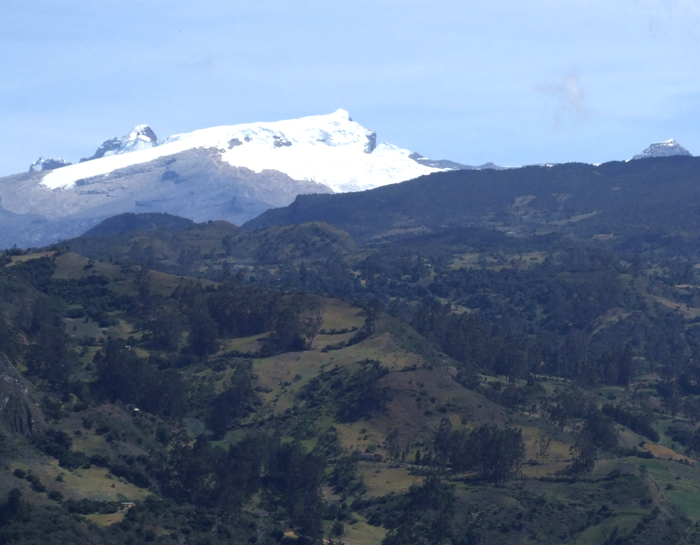 Ritacuba Blanco from above Las Cabaas.