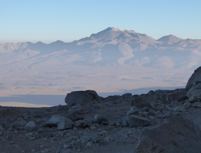 Sonequera seen form high on Volcan Uturunco. 