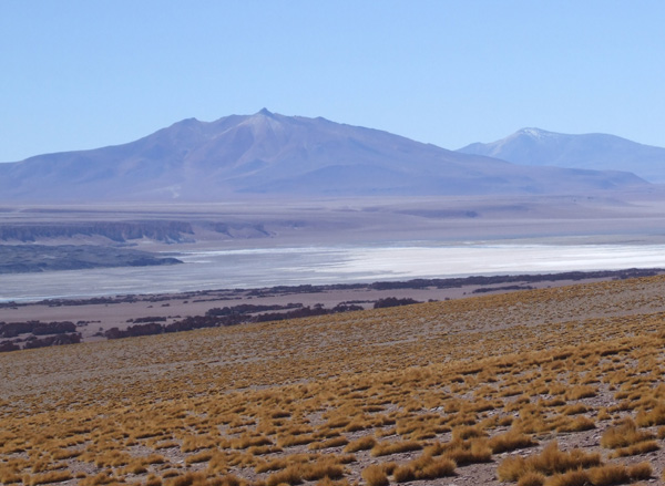  Zapaleri and the Salar de Tara from, Chile.