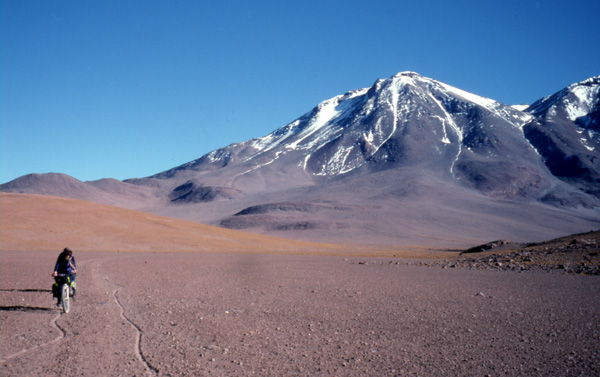 Mountain Biking on Aucanquilcha