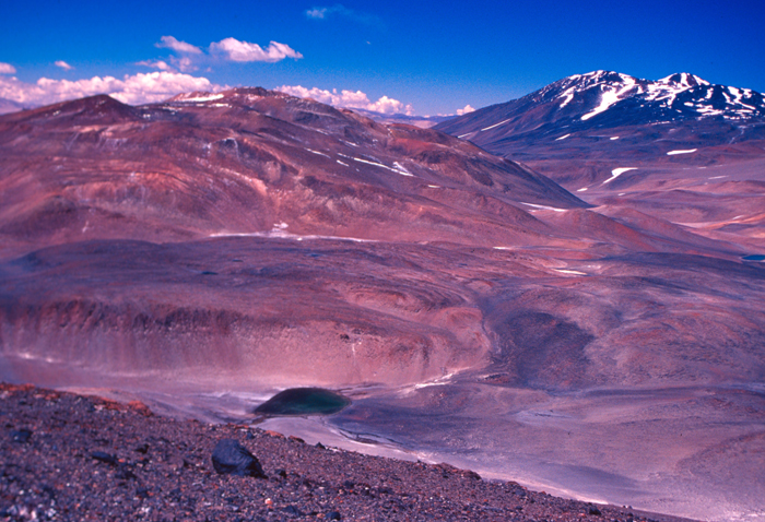 Volcan del Viento form the slopes of Medusa to the north. 